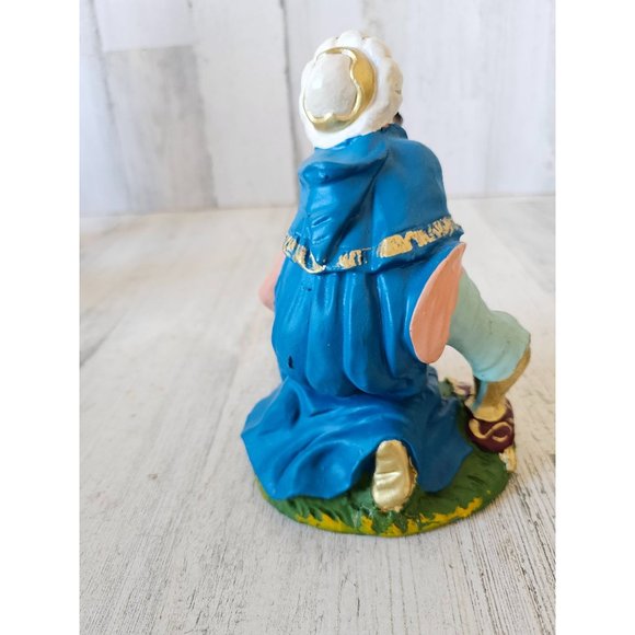 Vintage Italian Wiseman 77 Nativity paper mache village Xmas - Picture 4 of 9